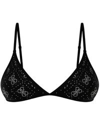 Guess - Embellished Triangle Bra - Lyst