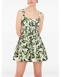 Cara Cara - Ria Floral-Pattern Mini Dress - Lyst