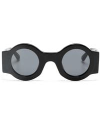 Linda Farrow - Round-Frame Tinted-Lenses Sunglasses - Lyst