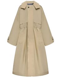 Marni - Belted Storm-Placket Trench Coat - Lyst