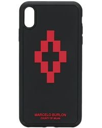 Marcelo Burlon IPhone XS Max-Hülle mit Logo - Schwarz