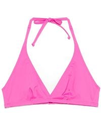 Mc2 Saint Barth - Top de bikini con cuello halter - Lyst