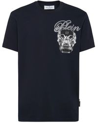 Philipp Plein - Skull-Graphic T-Shirt - Lyst
