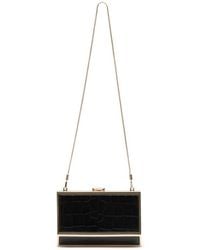 Jonathan Simkhai - Maddox Croc-Embossed Leather Clutch Bag - Lyst