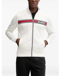 Guess - Cotton Blend Full-Zip Sweatshirt - Lyst