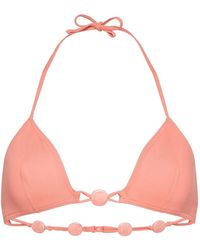 Eres - Alva Beaded-Strap Triangle Bikini Top - Lyst