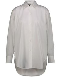 DR. HOPE - Button-Down Curved-Hem Shirt - Lyst