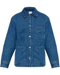 Maison Kitsuné - Gewatteerd Cargo Denim Jack - Lyst