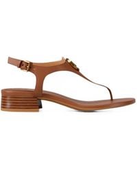 Michael Kors - Mckenzie Logo-Plaque Sandals - Lyst