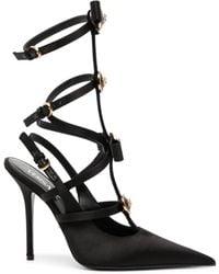 Versace - Zapatos de tacón Gianni Ribbon con diseño enrejado - Lyst