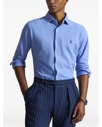 Polo Ralph Lauren - Logo-Embroidered Button-Down Shirt - Lyst