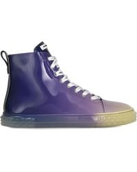 Giuseppe Zanotti - Blabber Gradient High-Shine Hi-Top Sneakers - Lyst