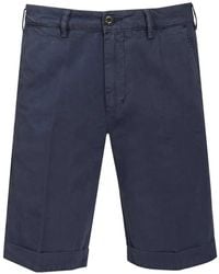 Al Duca d'Aosta - Pleated Turned-Up Shorts - Lyst