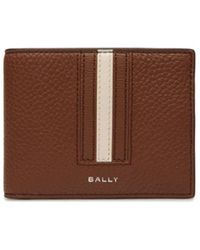 Bally - Striped-edge Bi-fold Wallet - Lyst