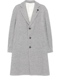 Lardini - Jas Met Enkele Rij Knopen En Logoprint - Lyst