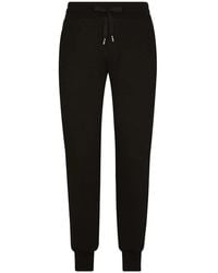 Dolce & Gabbana - Pantalone jogging con placca - Lyst