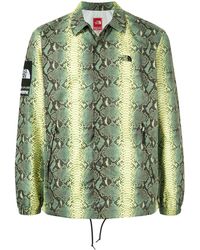 Supreme - X The North Face Snakeskin-print Taped Seam Jacket - Lyst