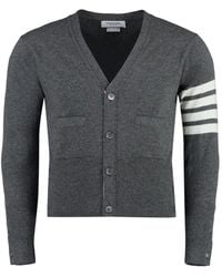 Thom Browne - V-Neck Cardigan - Lyst