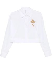 Imperial - Cropped Long-Sleeve Shirt - Lyst