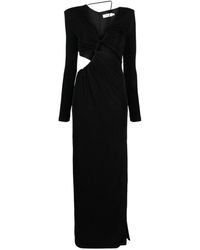 Misha Collection - Haruko Cut-out Gathered Gown - Lyst