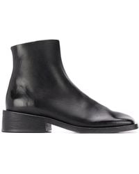 Marsèll - Square Toe Ankle Boots - Lyst