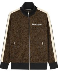 Palm Angels - Leopard-Print Track Jacket - Lyst