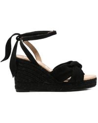 Manebí - Knot-Detail Wedge Espadrilles - Lyst