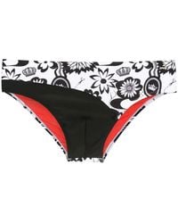 Amir Slama - Floral-Print Panelled Swim Trunks - Lyst