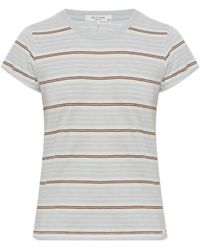 Rag & Bone - T-Shirt With Striped Pattern - Lyst