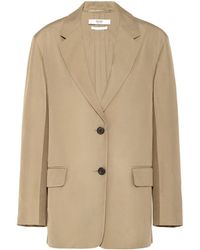 Prada - Single-Breasted Silk Blazer - Lyst