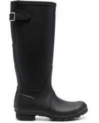 HUNTER - Rear Buckle-Fastening Boots - Lyst