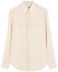 Lemaire - Chest-Pocket Long-Sleeve Shirt - Lyst