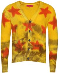 The Elder Statesman - Cardigan Star À Effet Pulvérisé - Lyst