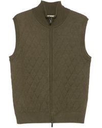 Eric Bompard - Diamond-Pattern Vest - Lyst
