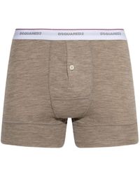DSquared² - Bóxer Con Logo En La Cinturilla Y Botones - Lyst