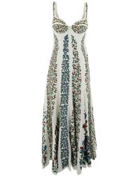 FARM Rio - Floral Linen-Blend Maxi Dress - Lyst