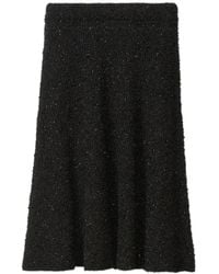 Fabiana Filippi - Textured-Finish Midi Skirt - Lyst