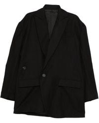 Yohji Yamamoto - Button Textured Jacket - Lyst