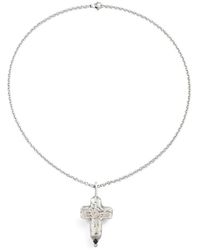 POISONED HEARTS - Cross-Pendant Rolo-Chain Necklace - Lyst