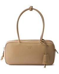 Prada - Sac À Main Médium En Cuir - Lyst