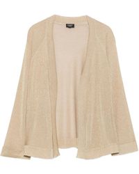 Snobby Sheep - Metallic-Effect Raglan-Sleeve Cardigan - Lyst