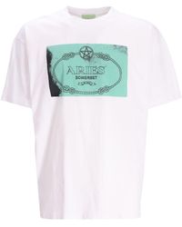 Aries - Wiccan Ring-print Cotton T-shirt - Lyst