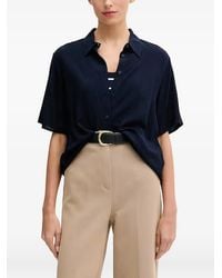 Benetton - Short-Sleeved Button-Down Shirt - Lyst