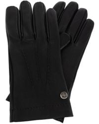 Burberry - Topstitch Leather Gloves - Lyst