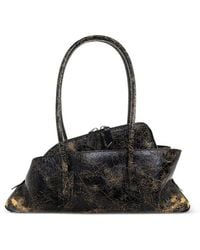 The Attico - "La Passeggiata Small" Top Handle Bag - Lyst
