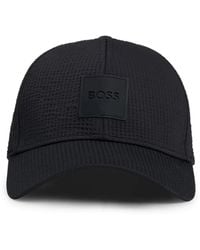 BOSS - Gorra con aplique del logo - Lyst