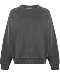 Carhartt - Crew Neck Faded-effect Cotton Sweatshirt - Lyst