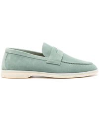SCAROSSO - Luciano Suede Loafers - Lyst