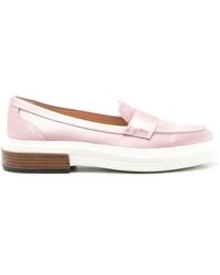 Tod's - Satin-Finish Effect Loafers - Lyst
