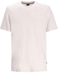 BOSS - Rubberised-Logo Cotton T-Shirt - Lyst